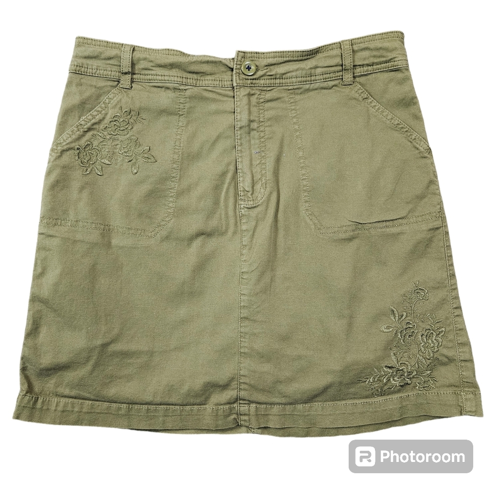 Croft & Barrow Women's Skort Olive Green S